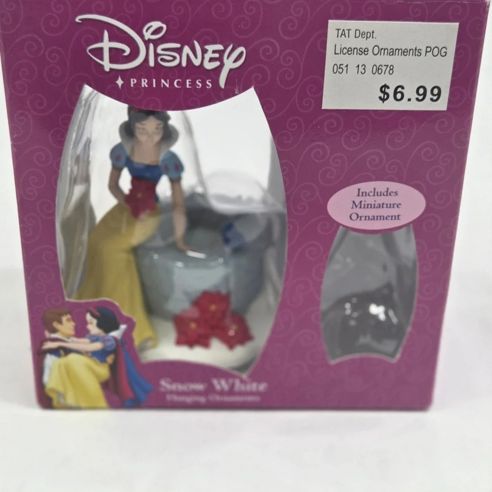 DISNEY PRINCESS SNOW WHITE WISHING WELL HORMAMENT ENESCO CHRISTMAS HOLIDAY...